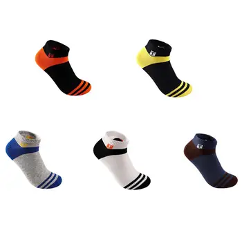 

Summer And Spring Cotton Socks Colorful Fashion Men's Boat Socks Shallow Sweat-absorbent Breathable Men's Socks 5 Pairs/Lot