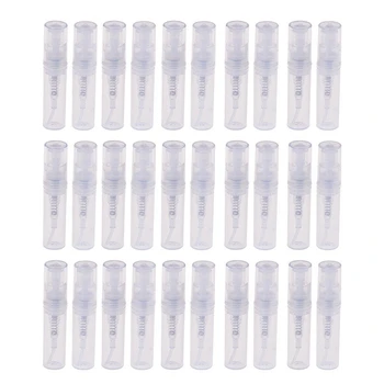 

Mini Transparent 2 ML Spray Plastic Bottle Spray Perfume Empty Sample Bottle Suitable for Travel Party 60Pcs