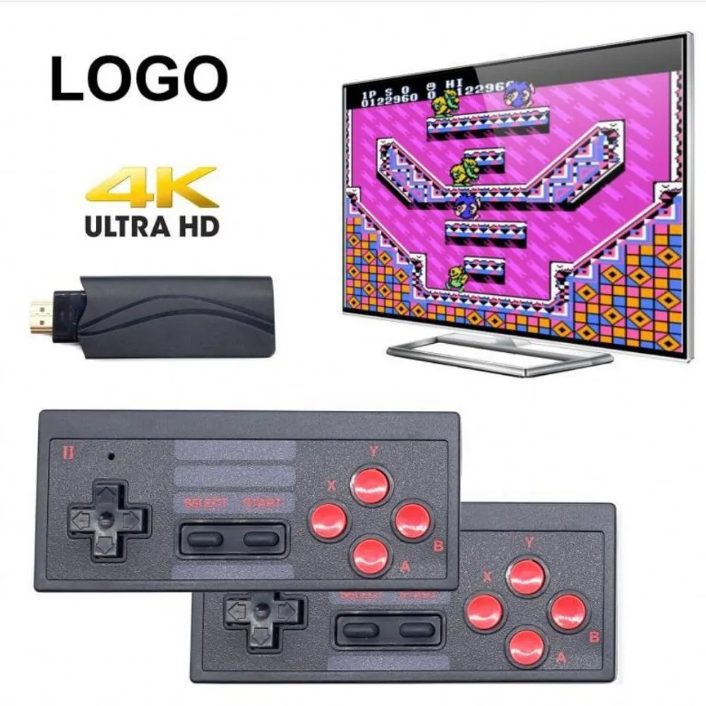 Y2 P 4K игры USB Беспроводной консоли Классическая игра Stick/видео Игровая приставка 8