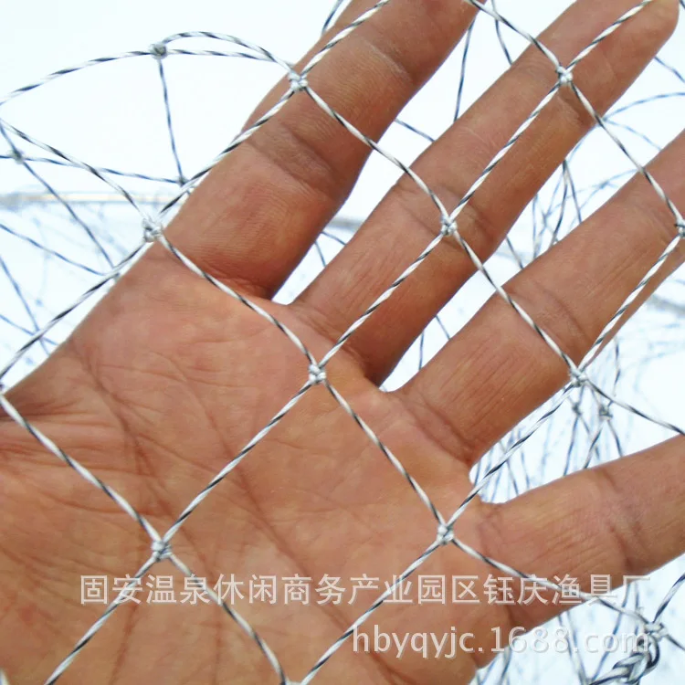 

High-Powered Racket String Fishing Line Dip Net Stainless Steel Landing Net Head 40 50 Cm Fishing Gear Supplies