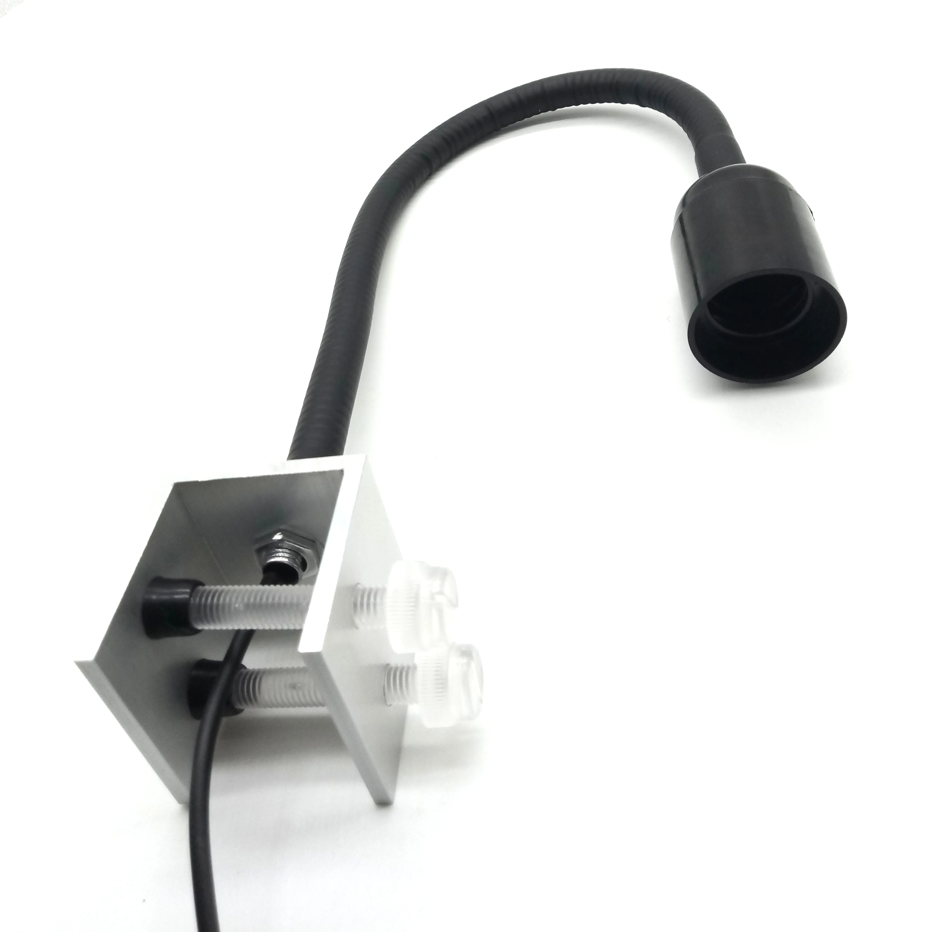 customize led grow lighting with E27 lamp holder gooseneck clamp light aquarium lamp for marine coral reef algae fish plant