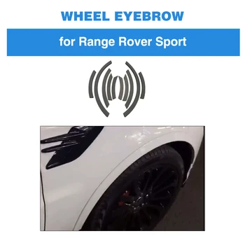 

Car Side Fender Flares Cover For Land Rover Range Rover 2018 2019 Wheel Arches Mudguards Trims PP Grey