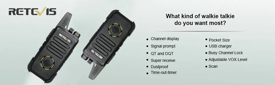 4 шт. RETEVIS RT22S Handsfree Walkie Talkie RT22 обновление VOX скрытый дисплей usb зарядка двухстороннее радио приемопередатчик с наушником