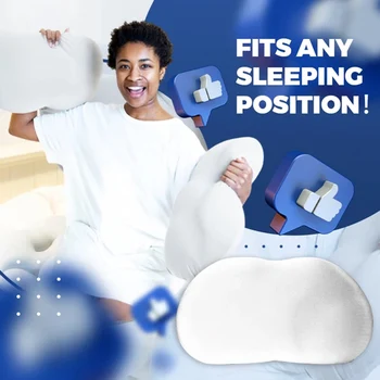 

All-round Sleep Pillow All-round Clouds Pillow Nursing Pillow Sleeping Memory Foam Egg Shaped Pillows YU-Home