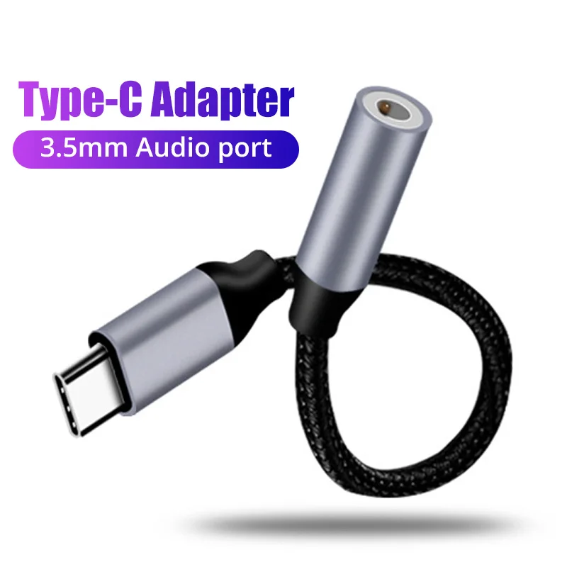 USB Type C To 3.5mm Audio Jack Adapter For Wired Headphones Cellphones Earphones usb to 3.5mm adapter type c to 3.5mm adapter type c aux adapter type c to aux adapter audio earphone converter audio headphone adapter 3.5mm audio adapter