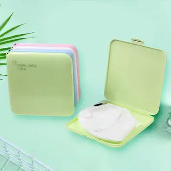 

1PC Portable Disposable Face Masks Container Disposable PP Box Storage Folder Dustproof Mask Organizer Case Contain Mask St S3Q4