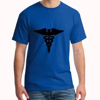 

Interesting aesculapian staff t-shirts gents s-5xl short-sleeve slogan