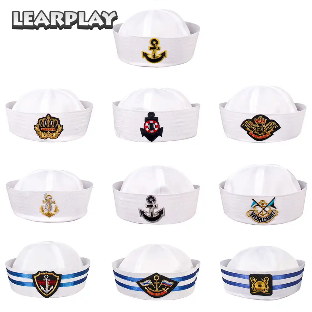 navy anchor hat