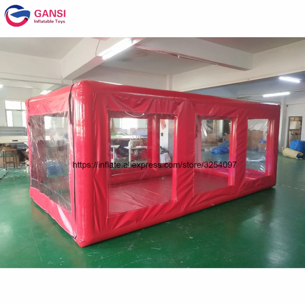inflatable red car tent05
