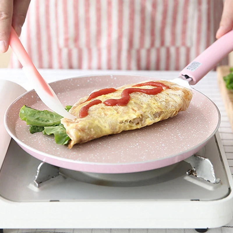 

20cm Frying Pan Pizza Pancake Non-Stick Pan Aluminum Alloy Pans Steak Frying Pot Gas Cooker Induction Cooker Pans