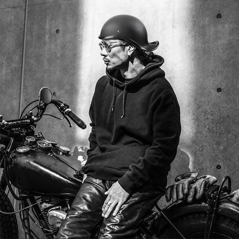 HEROBIKER New Motorcycle Helmet Open Face Retro Half Helmet  Motorbike Helmet Motorcycle Racing Off Road Helmet Casco Moto Capac