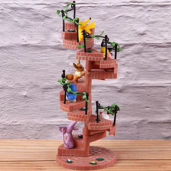 

Flower step rotation step Bogman Ibeib Eevee Jigglypuff PVC action figure toy Kids Gift Presents