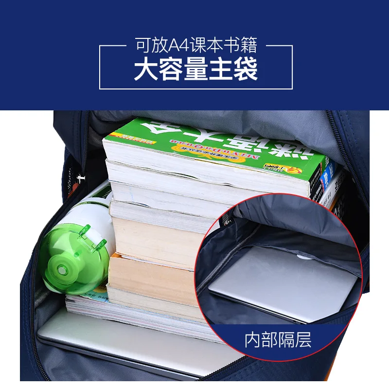 

Schoolbag for Elementary School Students Children Backpack Training And Coaching Classes Advertisement School Bag Printed Words