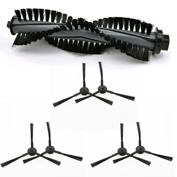 

1pcs Roller Brush+6pcs Side Brush Replacement Kit For Ilife A4 A4S A40 Vacuum Cleaner For Household Anti-winding Roller