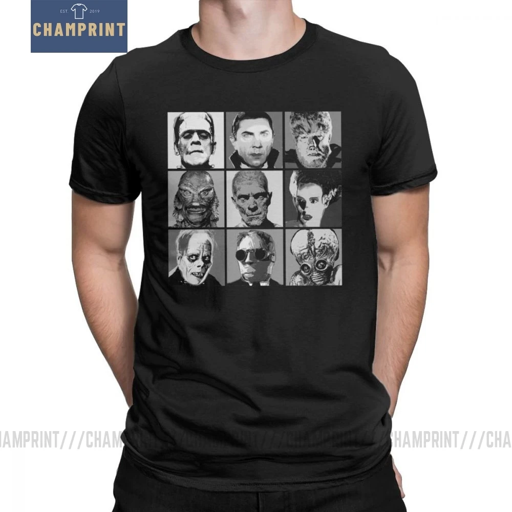 Универсальная футболка Warhol для мужчин хлопковая с коротким рукавом размера плюс
