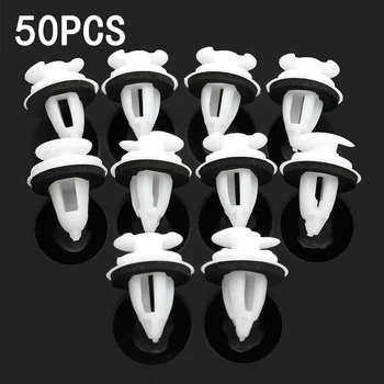 

White Fastener clips Interior Car Panel Rivets For BE36 E38 E39 For E46 X5 M3 M5 Z3