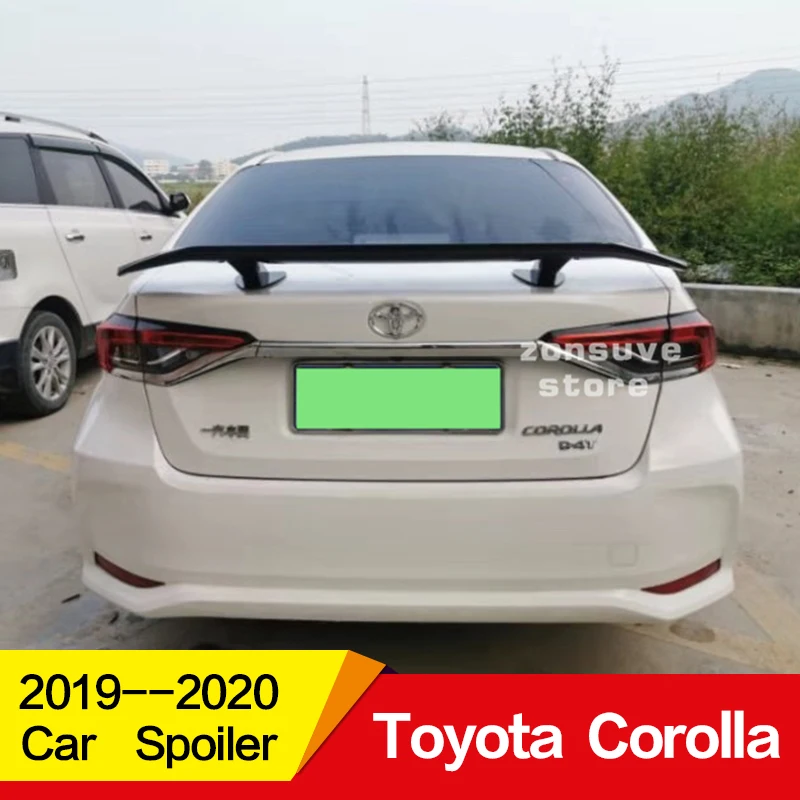 

Use for toyota corolla spoiler 2019 2020 year new rear wing refitting Accessorie glue Without Perforation