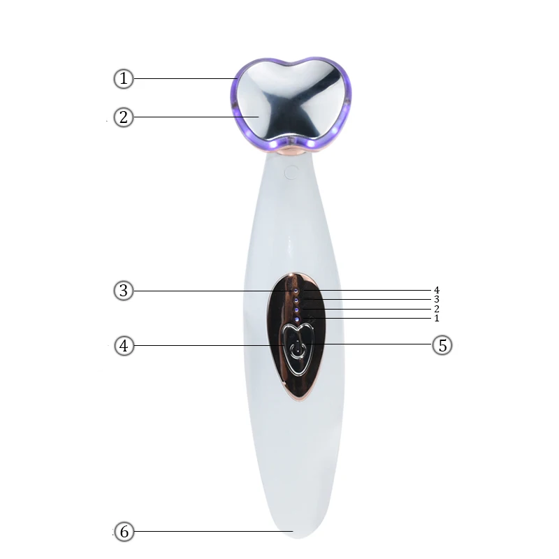 Face Skin EMS Lifting Tightening Care Facial LED Photon Light Therapy Skin Massager Shaping Electric Skin Care Device