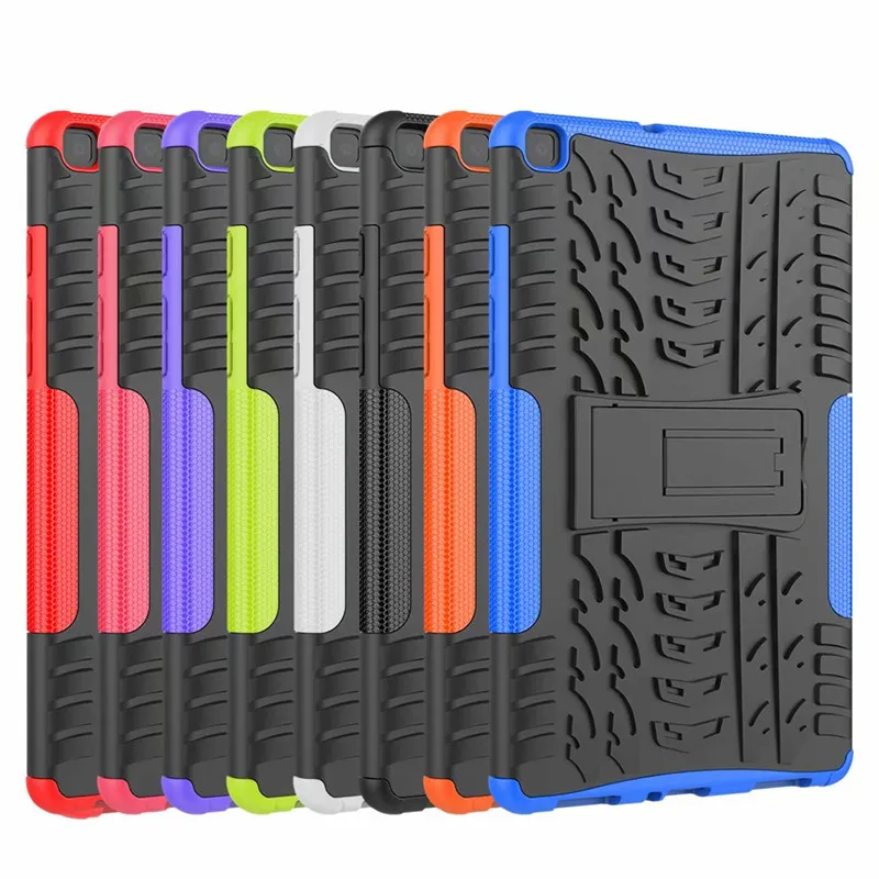 

TabA Case for Samsung TAB A 8.0 INCH 2019 T290 T295 Back Cover Silicon TPU PC Stand Armor Heavy Rugged Phone Celulars