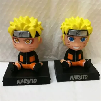

4" Anime Naruto Shippuden Hokage In Accessories Uzumaki Naruto Q Version PVC Action Figure Collectible Model Toy OPP 12CM A45