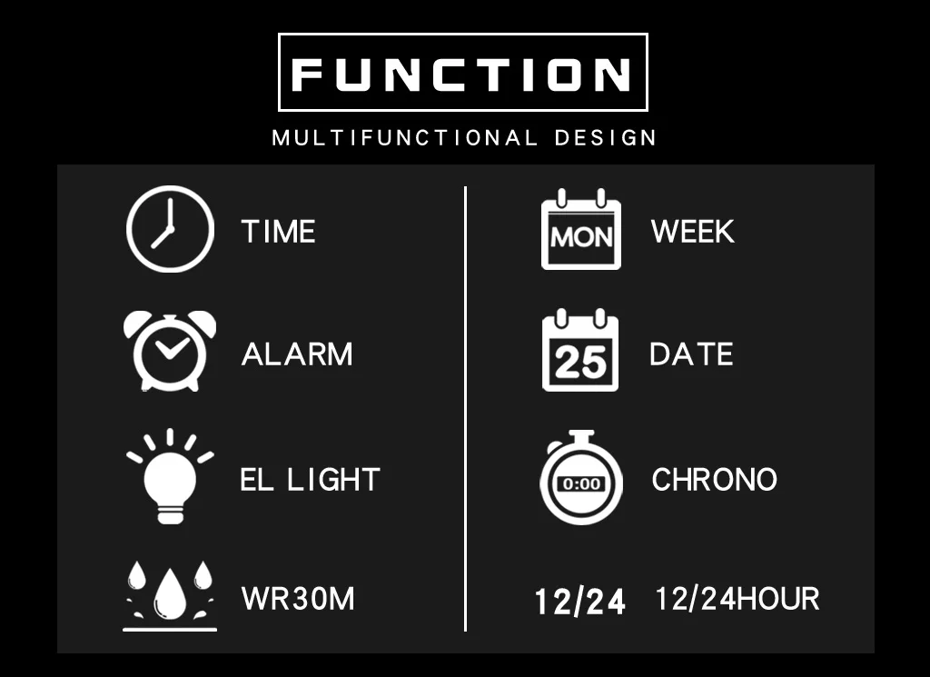 Military Digital Watches Men Sports Luminous Chronograph Waterproof Ultra-thin Male Electronic Wrist Watches Relogio Masculino