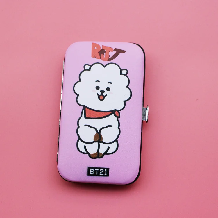 Sheep Корейский стиль BTS креативный Звездный сопутствующий продукт мультфильм милый из нержавеющей стали кусачки для ногтей набор - Цвет: Sheep