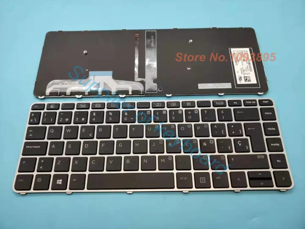 Новая испанская клавиатура для hp Elitebook folio 1040 G3 818252-071 844423-071 Латиноамериканская испанская клавиатура с подсветкой