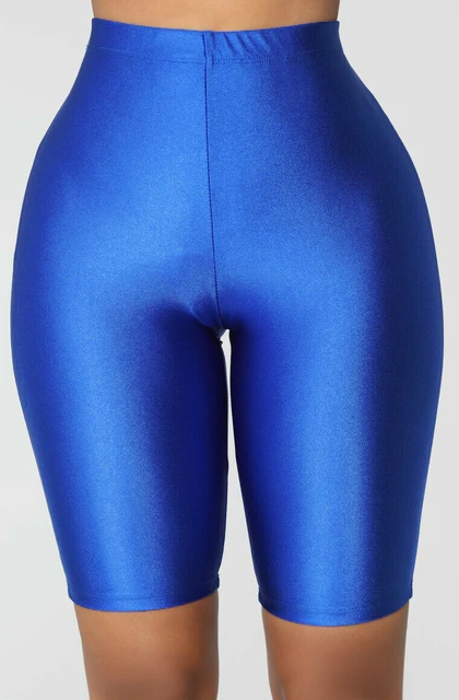  R KON Pantalones cortos de licra de algodón para mujer, para  ciclismo, deportes, gimnasio, longitud hasta la rodilla, Azul marino :  Ropa, Zapatos y Joyería