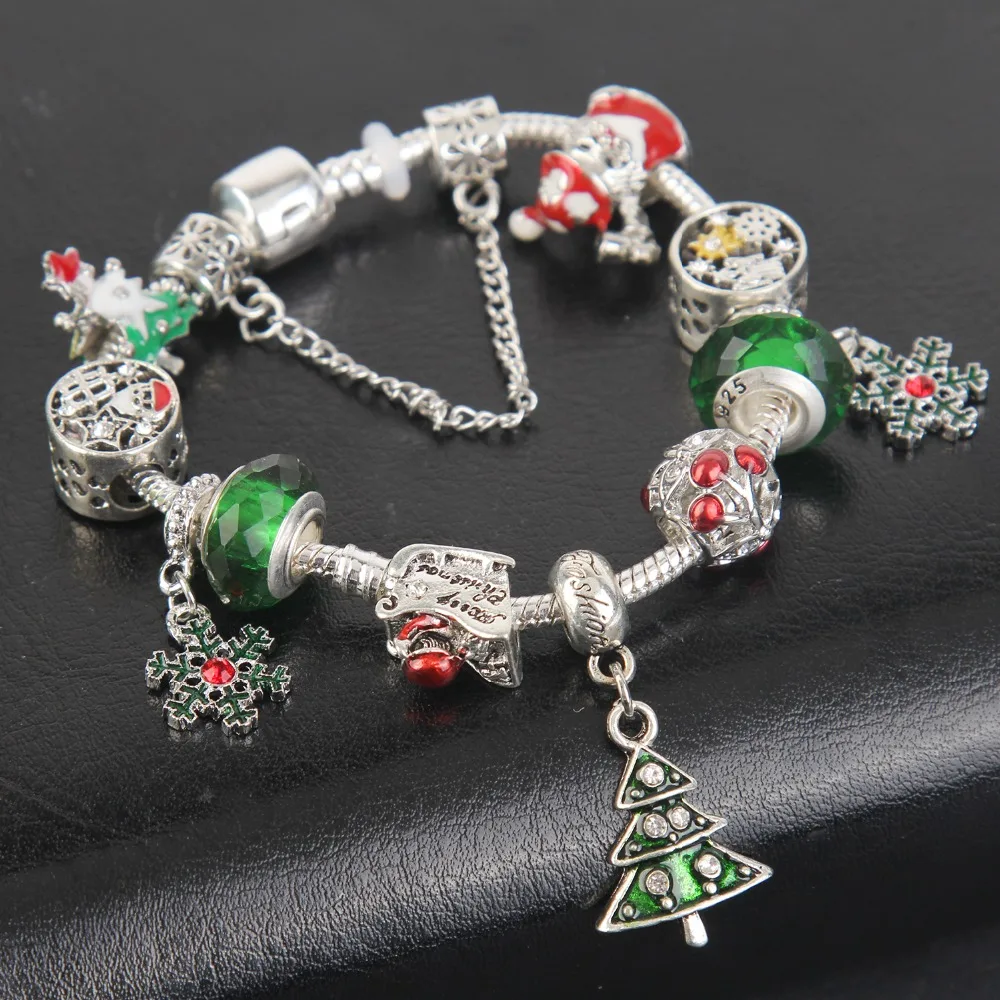 Ювелирные изделия европейский шарм браслеты для женщин 925 покрытием серебряные цепи браслеты& браслеты DIY ювелирные изделия