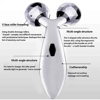 

Beauty Facial Massage Roller skin care tool Face slimming gua sha v face face massager instrument Face Lift Hand Body Relaxation