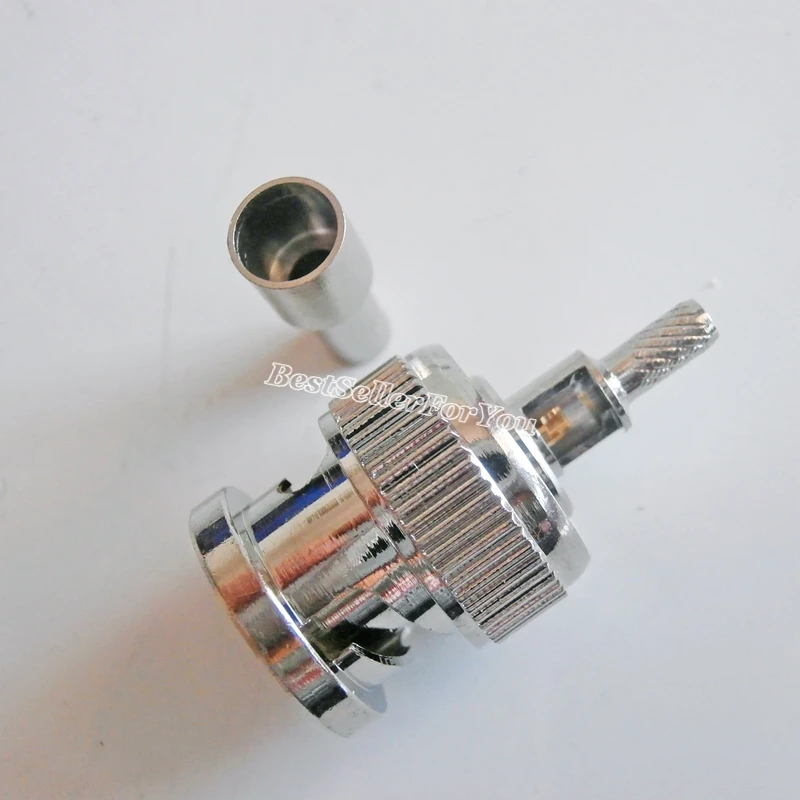 10x BNC Male Q9 plug window crimp RG316 RG174 RG179 LMR100 Cable Straight Connector | Обустройство дома