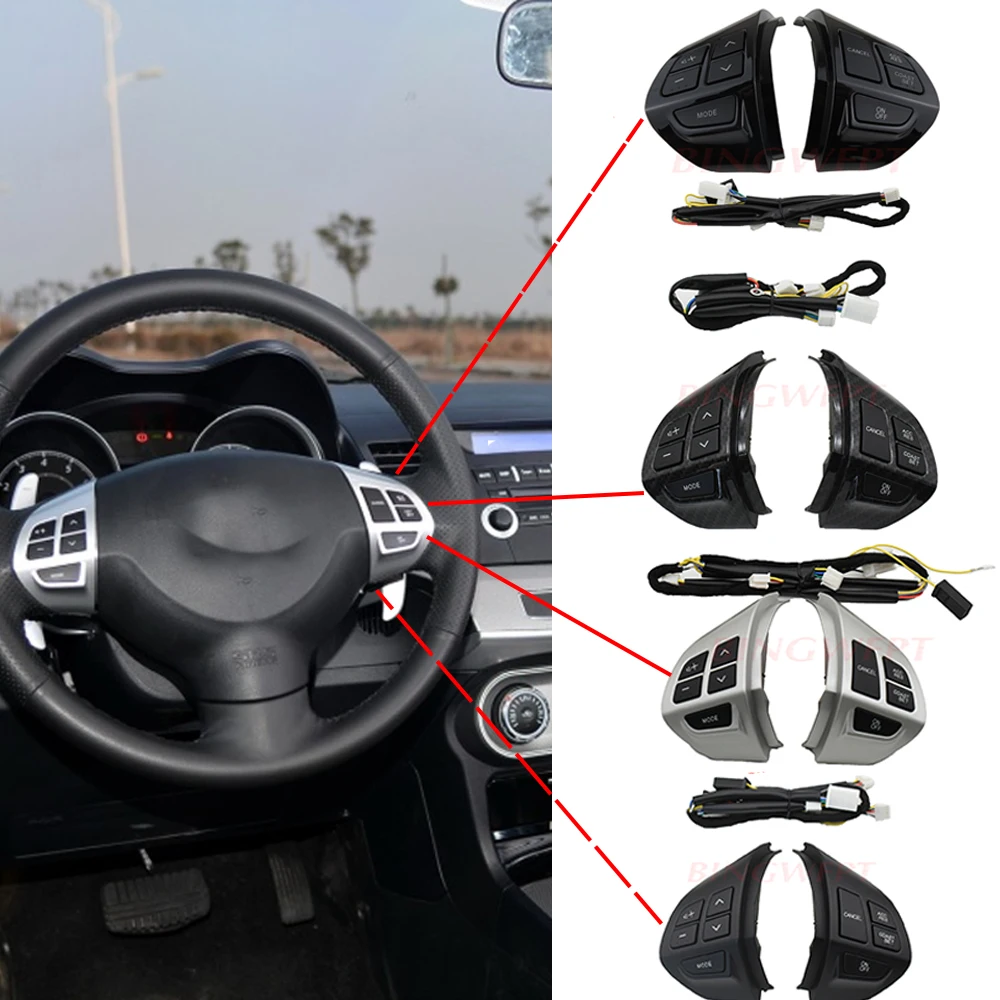 Кнопка громкости руля подходит для MITSUBISHI LANCER OUTLANDER ASX 2007 2011|Переключатели и рычаги