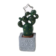 Милый кактус держатель для карт растение из смолы украшения канцелярские офисные школьные принадлежности LX9A