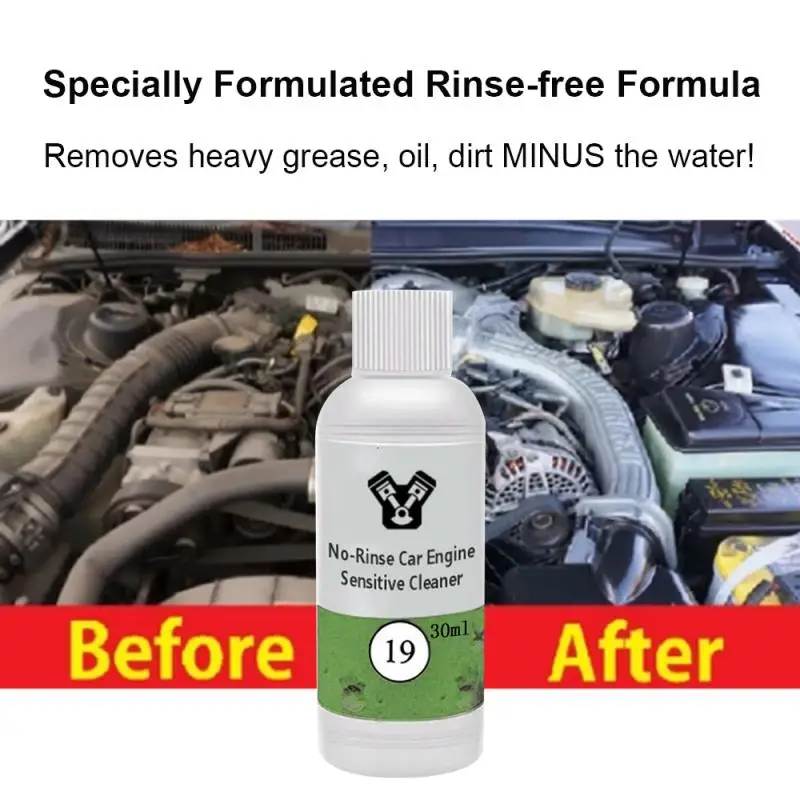 1Pcs 30ML Car Engine Compartment Cleaner Removes Heavy Oil Car Window