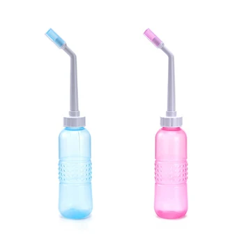 

560ml Women Personal Care Handheld Water Bottle Toilet Bidet Sprayer For Postpartum Cleaning Preganant Care Blue/Pink