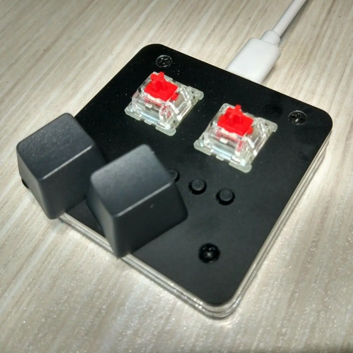 Teclado de Toque Simpad Mini Roda Eixo Testador Jogo Teclado Suporte Cheery mx Interruptor Vermelho Mecânico Osu - Imagem 4