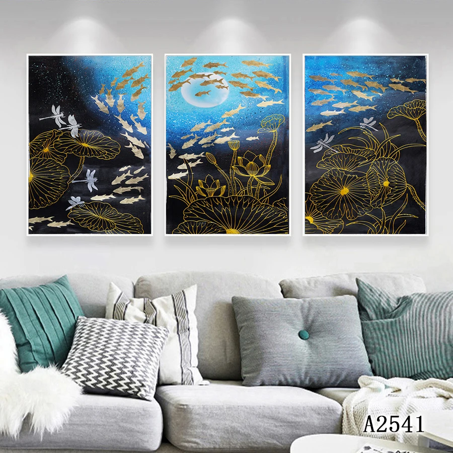 

Modern Abstract Oil Painting Print on Canvas 3pcs Abstract Canvas Art Printing Printing Wall Art Picture Painting for Home Decor