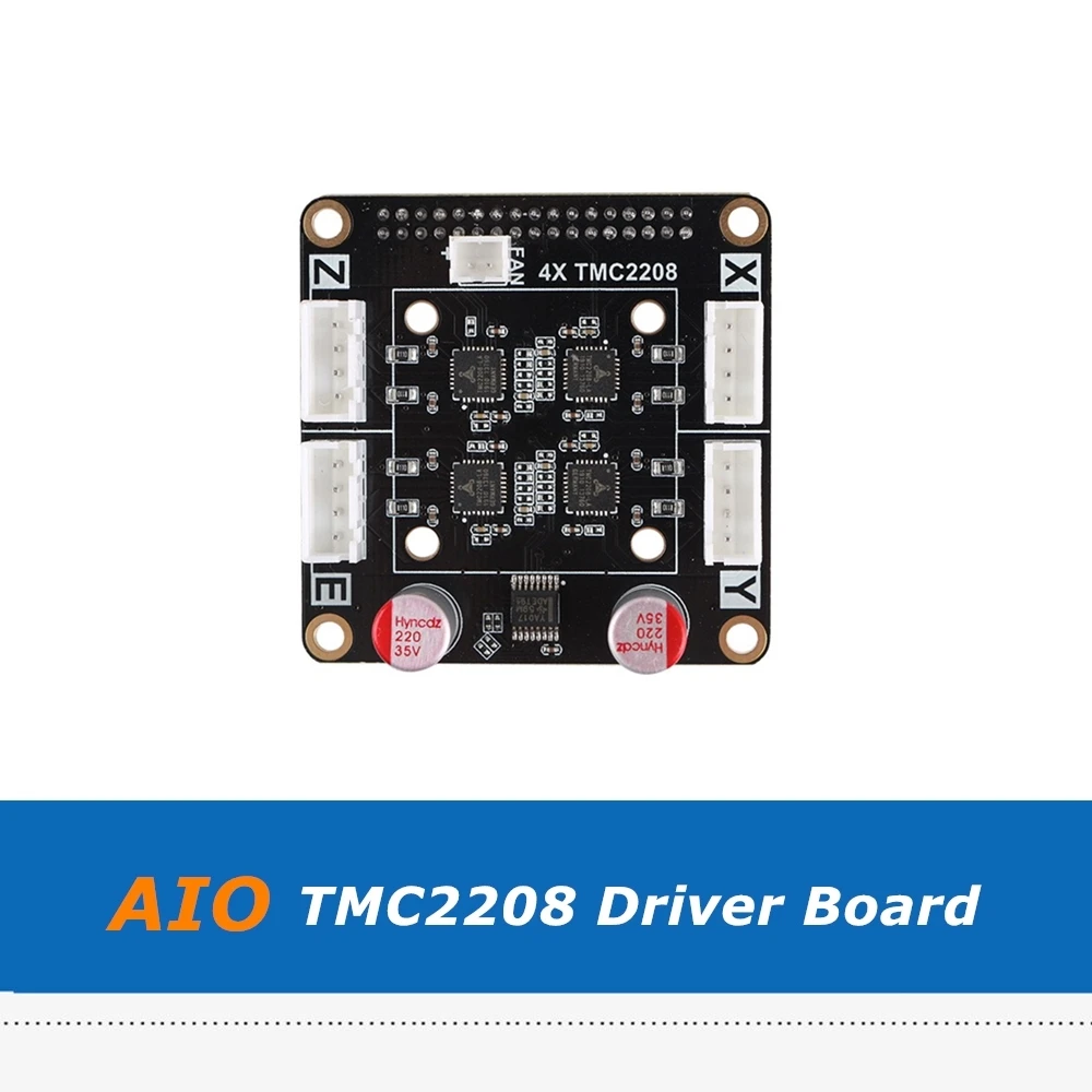 Плата драйвера V1.0 4X TMC2208 встроенный модуль адаптера для материнской платы все в
