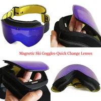 2023 New Double Layer Magnetic Ski Goggles Polarized Lens Skiing Anti-fog UV400 Snowboard Goggles Men Women Ski Glasses Eyewear 2