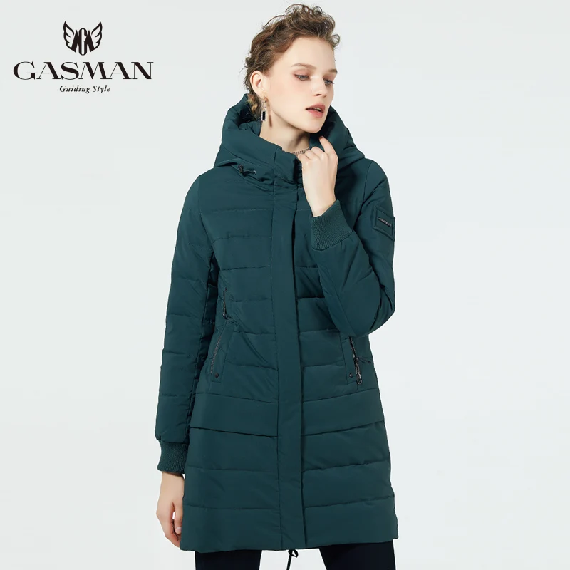 Beste Gasman 2019 Jas Down Winter Vrouwen Hooded Warme Parka Jas Hight Kwaliteit Vrouwelijke Nieuwe Winter Collectie Winddicht Jas
