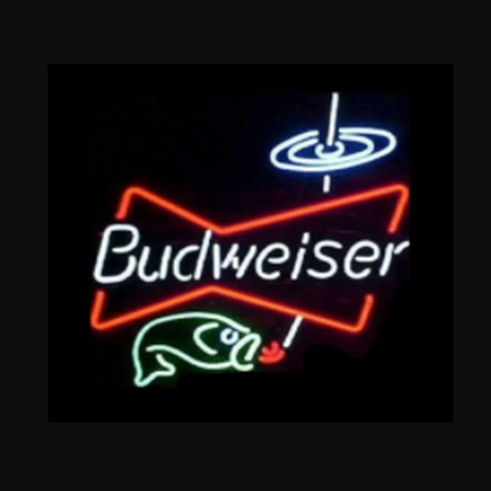 BUDWEISER BUD LIGHT Glass Beer Bar Club Pub Store Display Neon Light Sign 