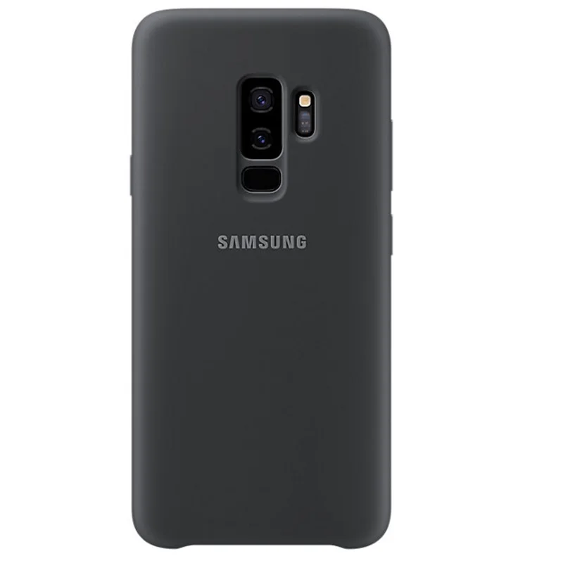 Samsung Galaxy S9 Plus жидкий силиконовый чехол для телефона шелковистый мягкий сенсорный чехол для телефона samsung s8 S9 Plus чехол - Цвет: Gray