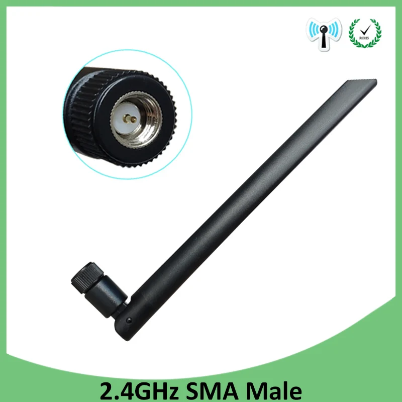 

2.4 GHz WiFi Antenna 5dBi Aerial SMA Male Connector 2.4ghz antena wi fi antenne 2.4g For Wireless Router Wifi Booster