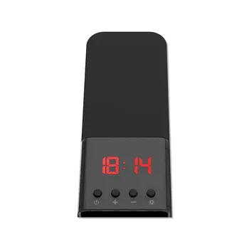 

Retail 10W Qi Fast Wireless Charger with Alarm Clock Stand for IPhone X XS Max 7 8 Samsung Galaxy S8 S9