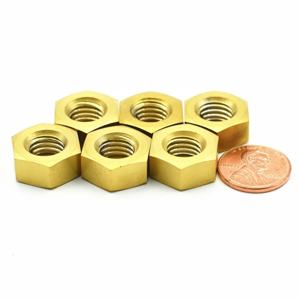 M10  Titanium nuts Flange nuts Gold color(10)