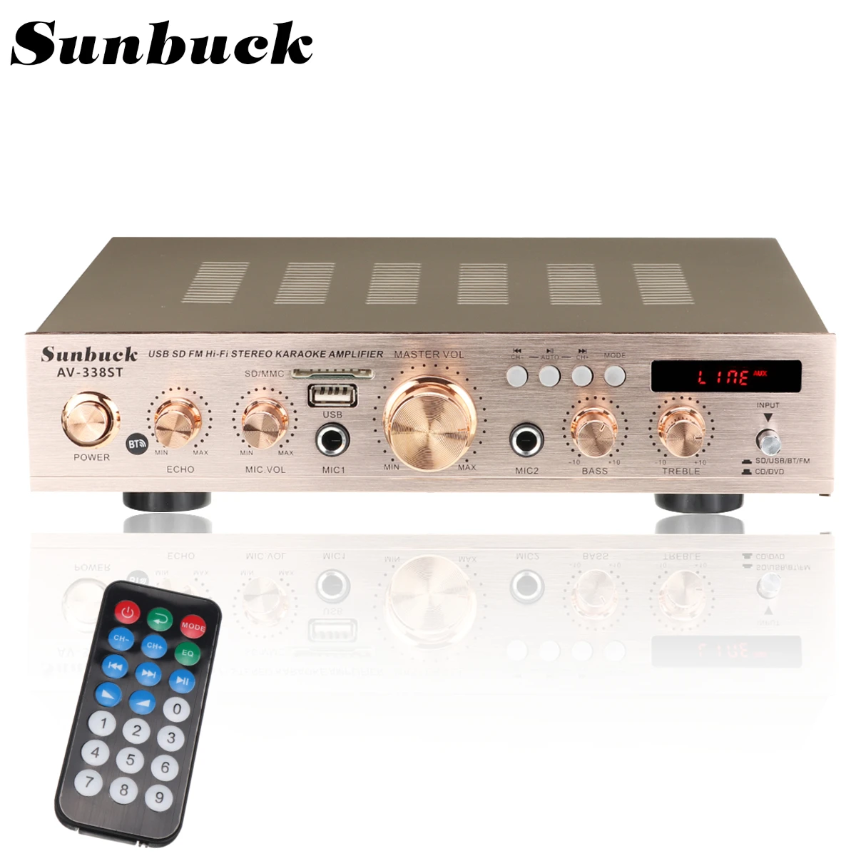 Stereo Audio Power Amplifier Speaker 