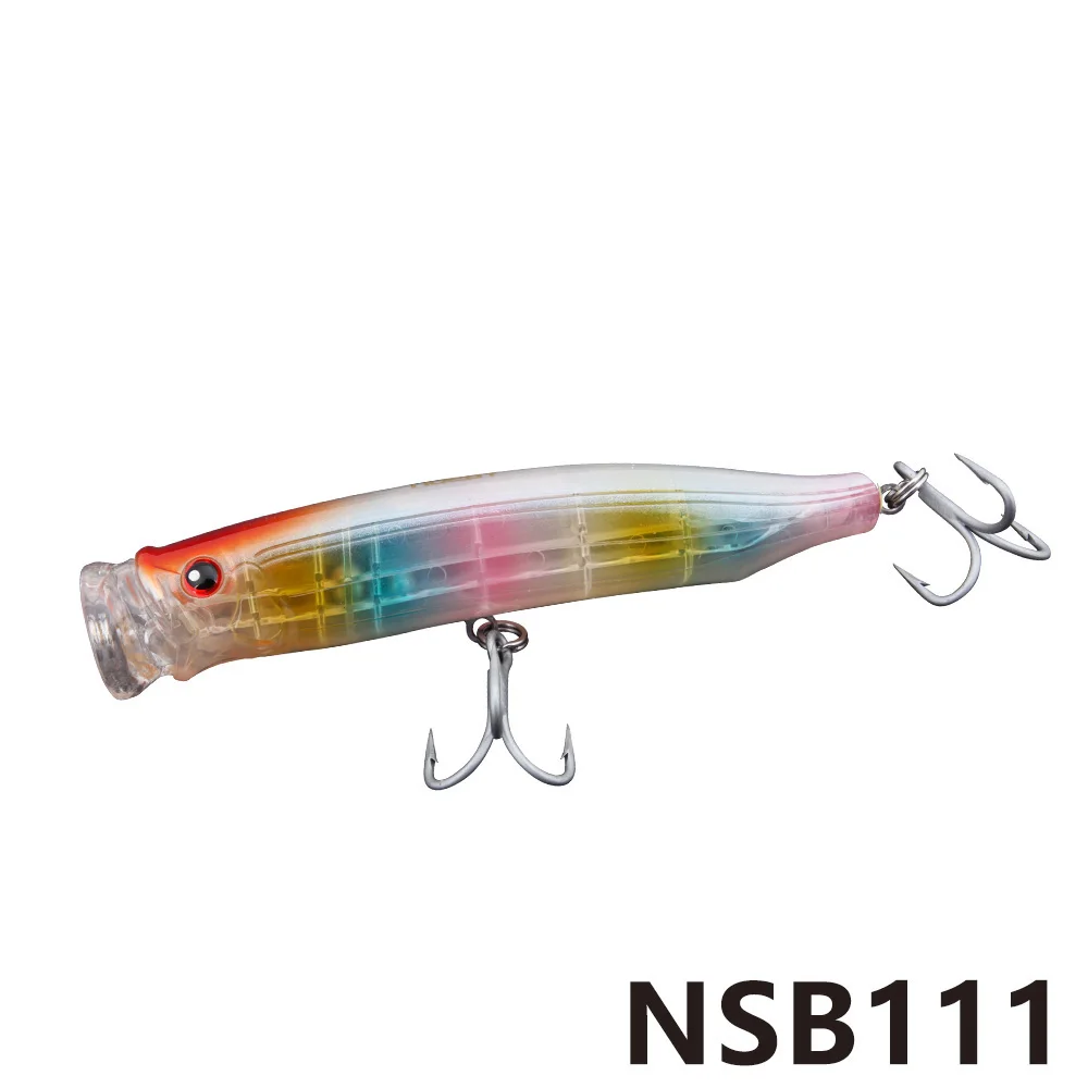 Приманка для рыбалки NOEBY Topwater lure feed popper bait 100 мм 120 мм 150 мм плавающая приманка для рыбной ловли - Цвет: NSB111