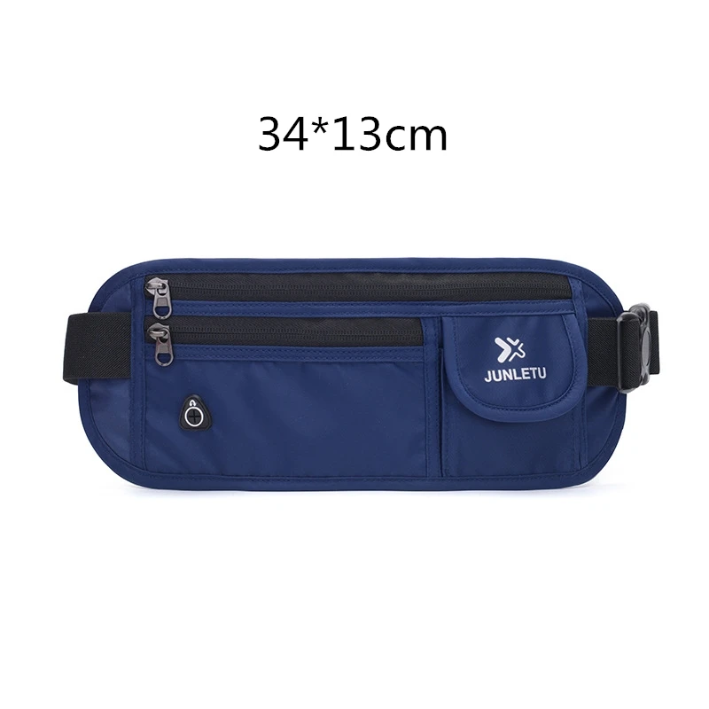 Navy Blue Bag Vilead, водонепроницаемая нейлоновая спортивная сумка для бега на открытом воздухе, женская тонкая дышащая поясная сумка для фитнеса, сумка для мобильного телефона с держателем для карт, рюкзак - Цвет: Navy Blue Bag