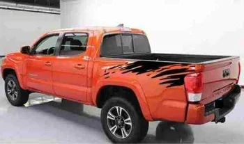 

For 2Pcs Mud Splash Body Graphics Decal Sticker Vinyl for SUV Truck Rear Bed fender 4WD