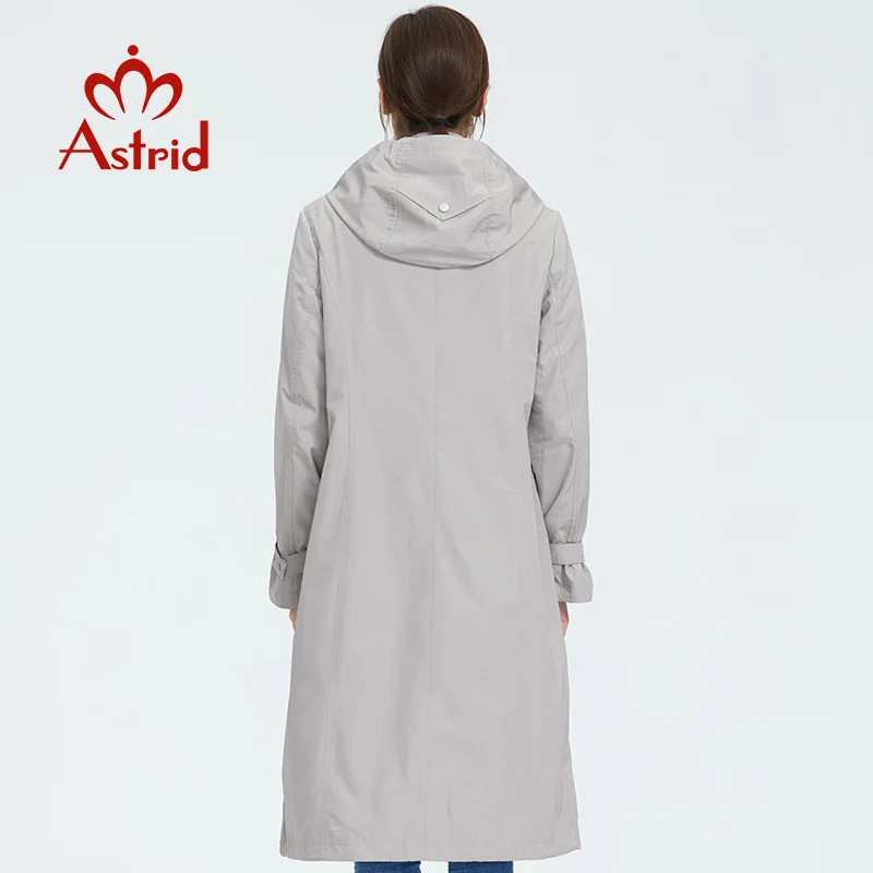 Koop Astrid 2019 vrouwen trenchcoat grote maat lente mode lange windjack effen kleur Winddicht temperament vrouwen jas ALS 6325